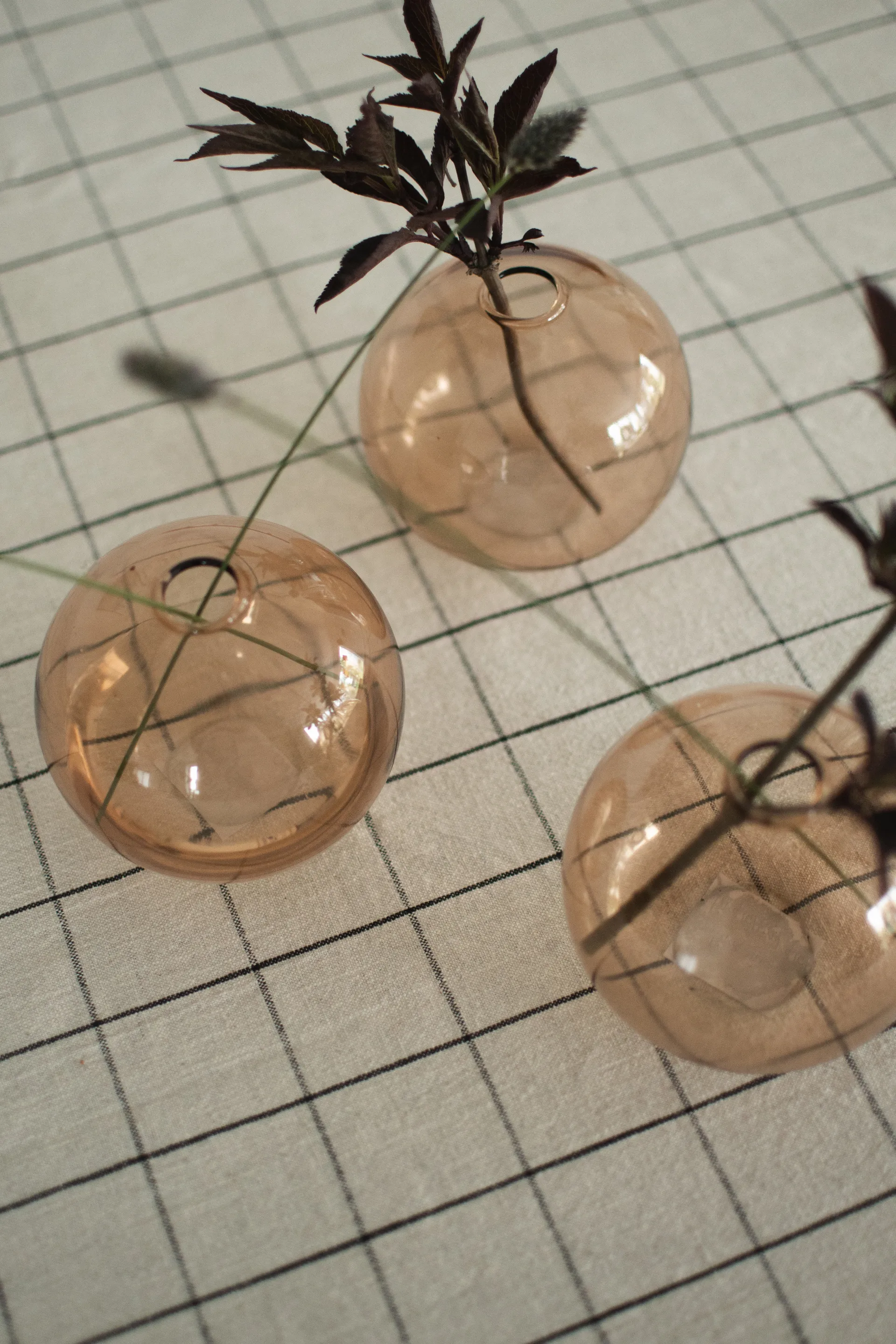 Ball vaso Ø10 cm, Bege DBKD