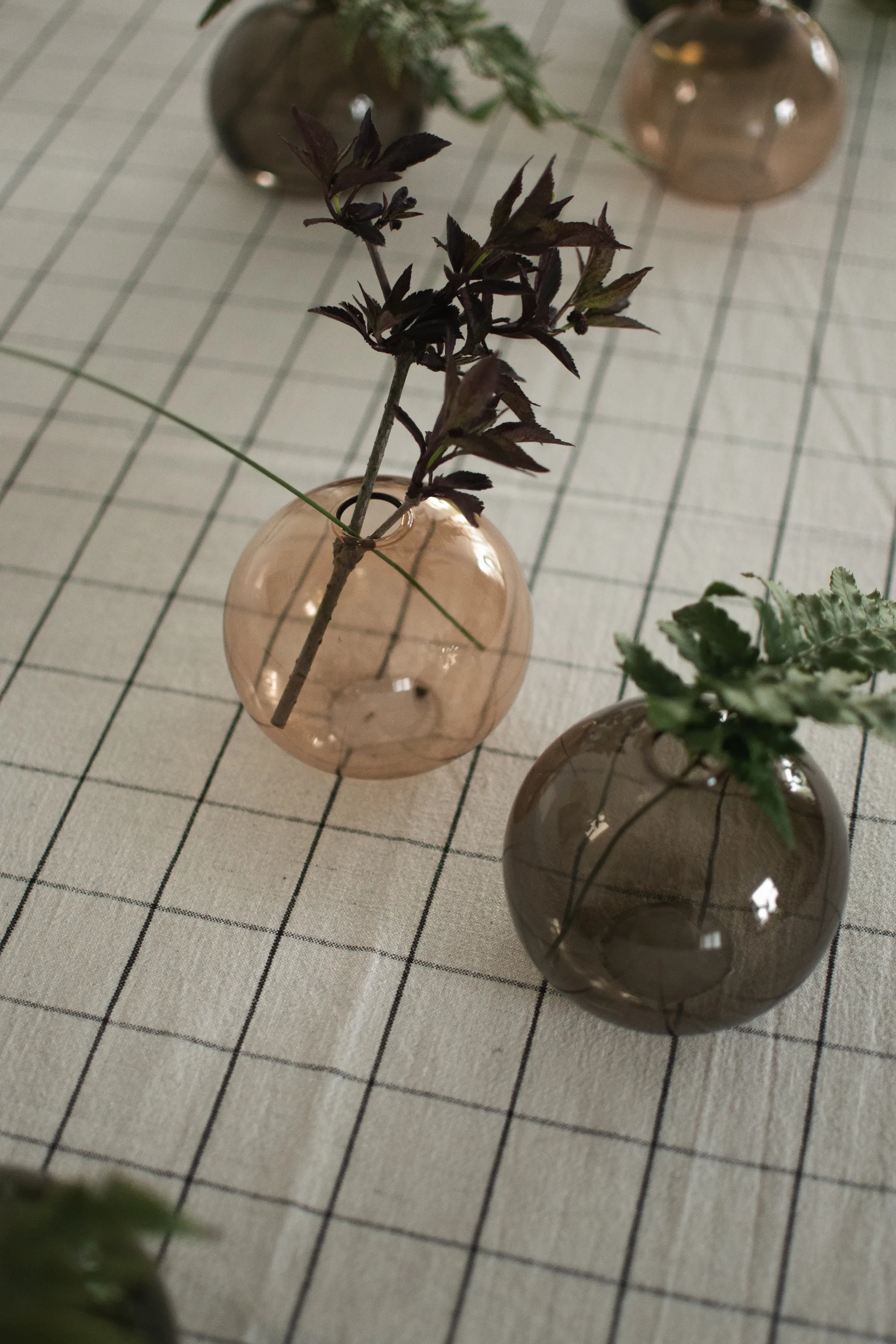 Ball vaso Ø10 cm, Bege DBKD