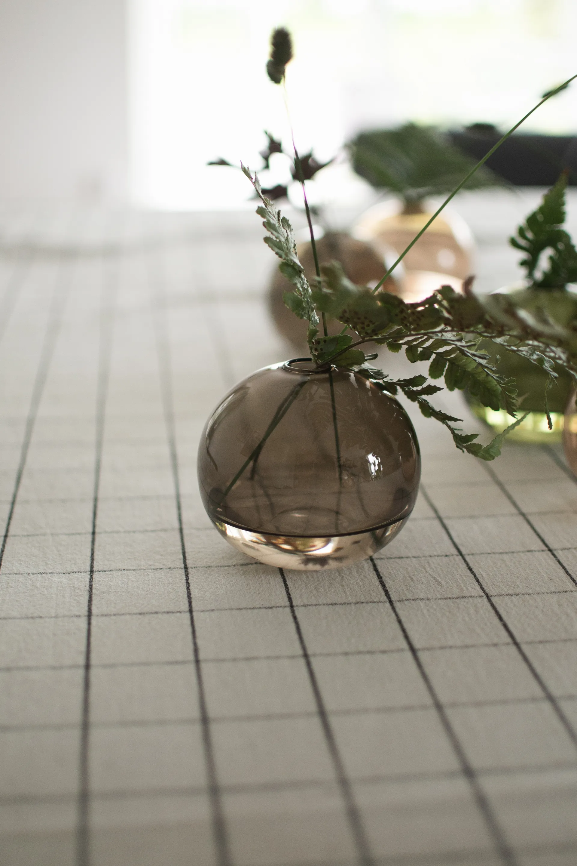 Ball vaso Ø10 cm, Castanho DBKD