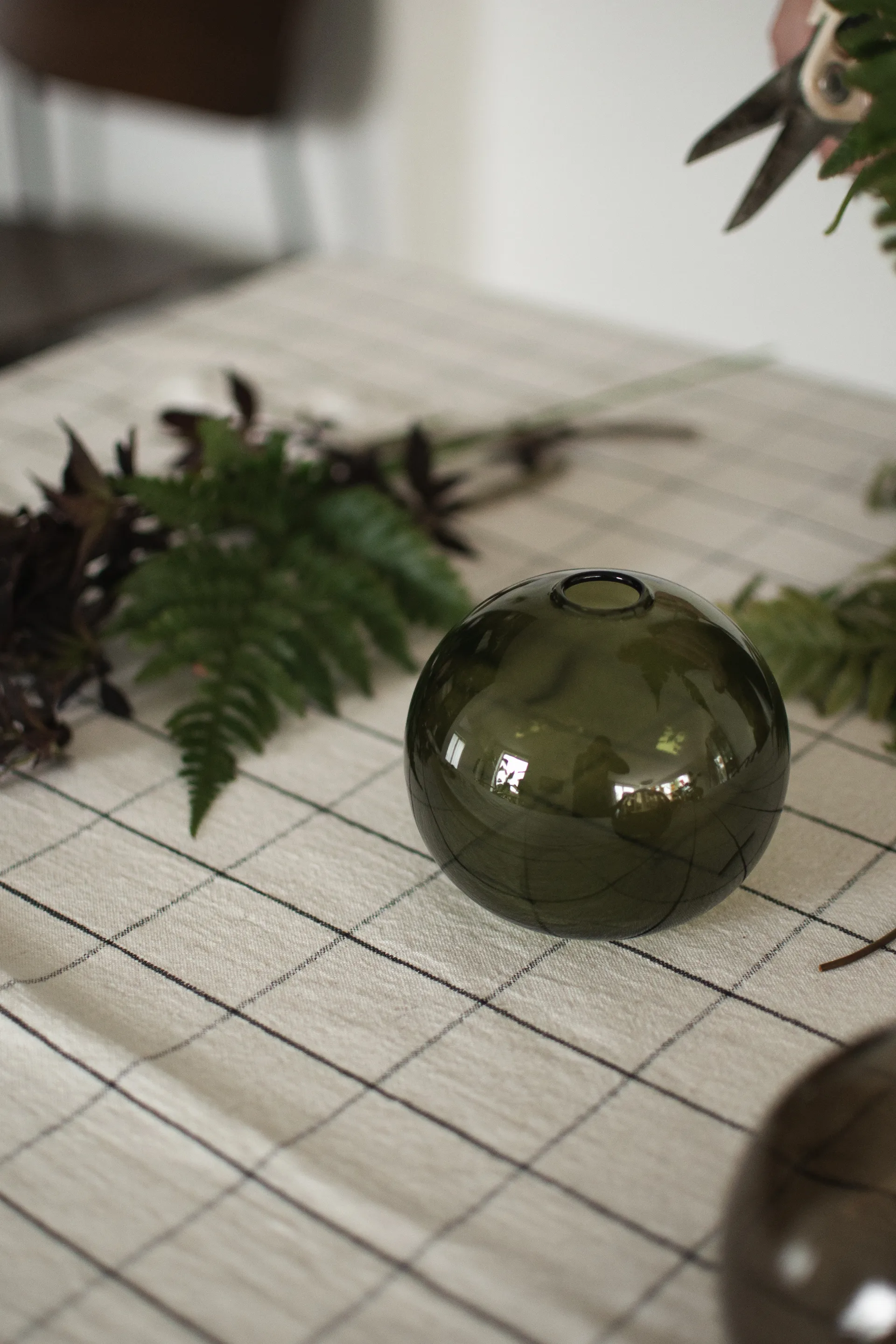 Ball vaso Ø10 cm, Verde DBKD