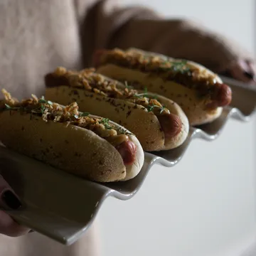 Base para cachorros quentes Hold 14x37 cm - shiny mole - DBKD