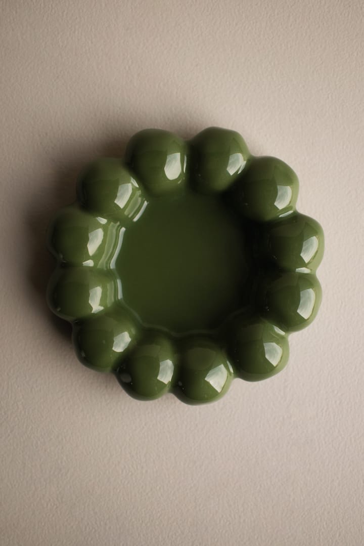 Bright base para velas Ø17 cm, Verde brilhante DBKD