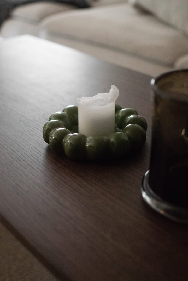 Bright base para velas Ø17 cm, Verde brilhante DBKD
