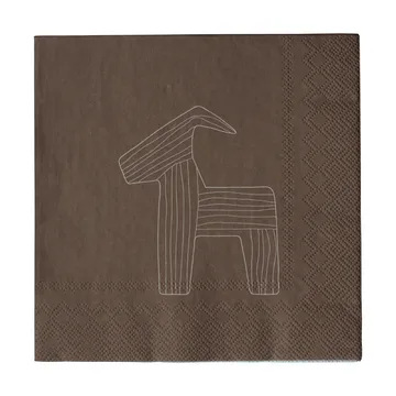 Bruse guardanapo de papel 33x33 cm pack de 20 - Castanho - DBKD