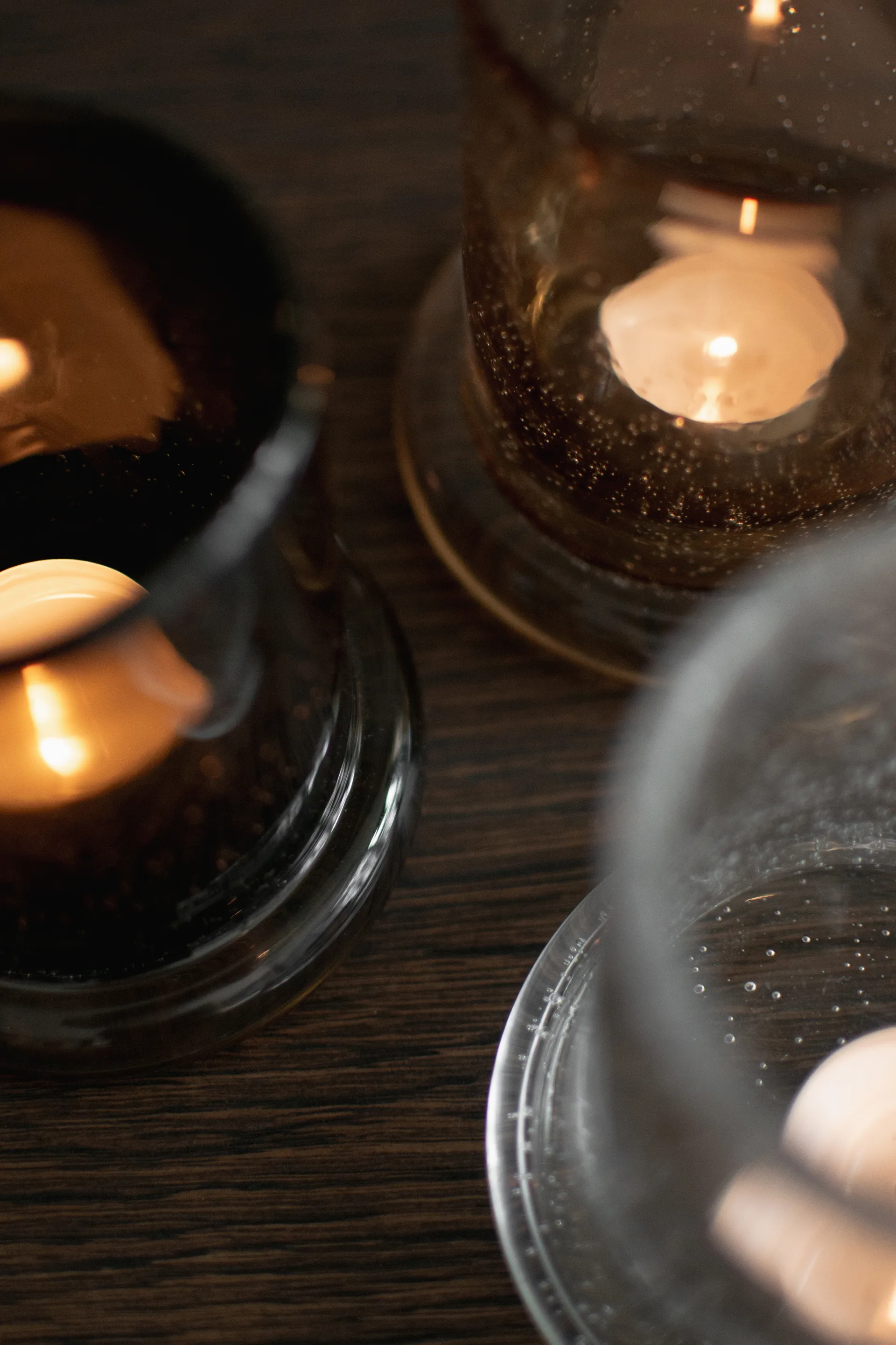 Bubble porta-velas Ø14 cm, Clear DBKD