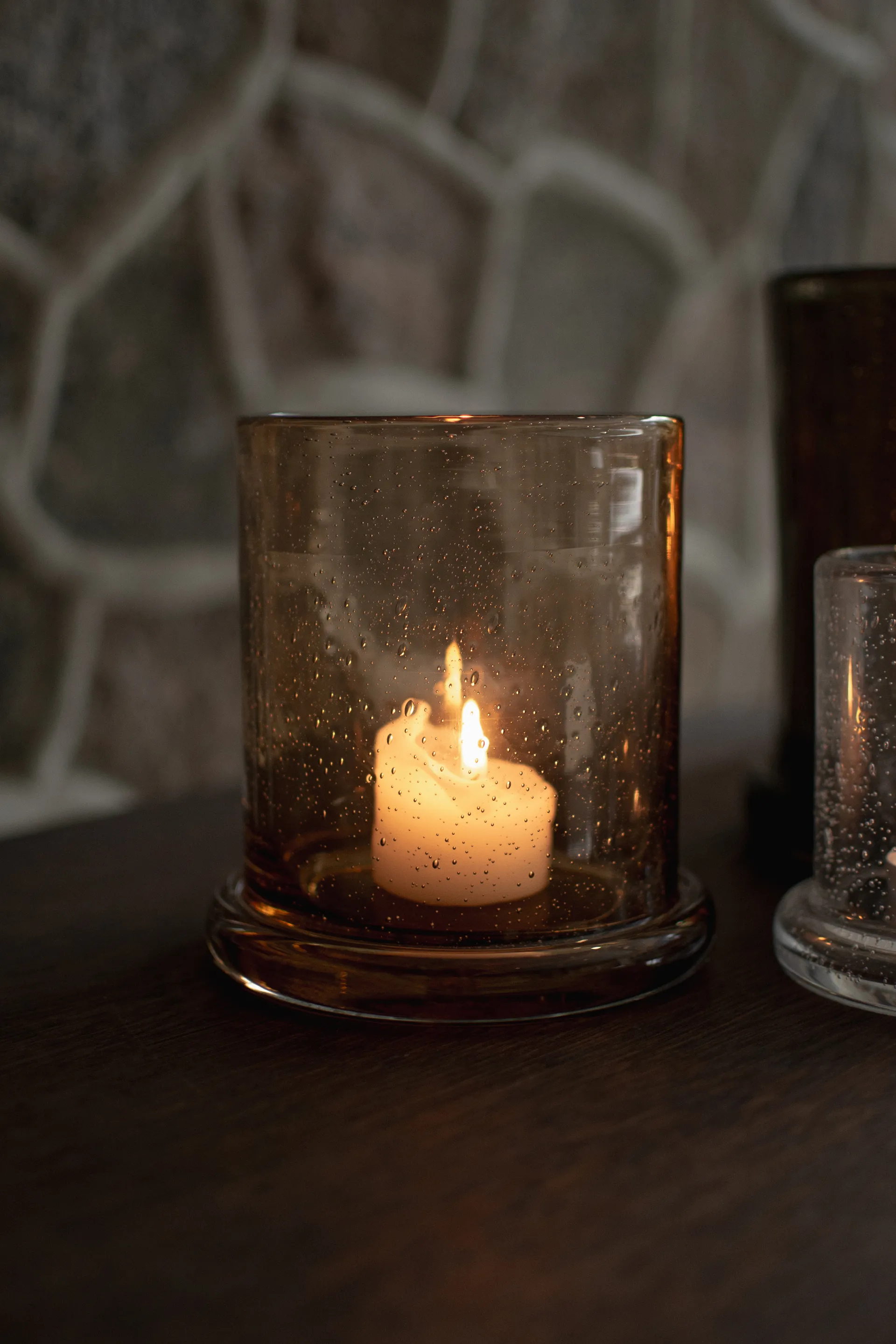 Bubble porta-velas Ø14 cm, Rust DBKD