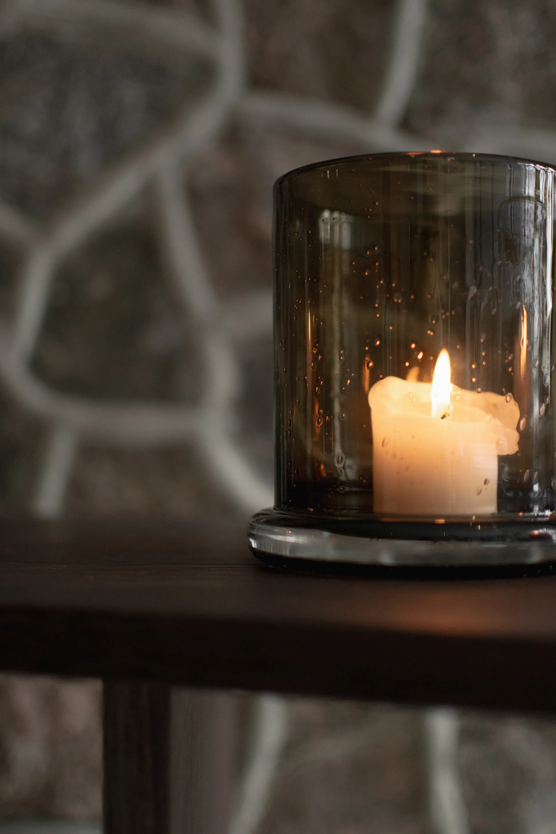 Bubble porta-velas Ø20 cm, Brown DBKD