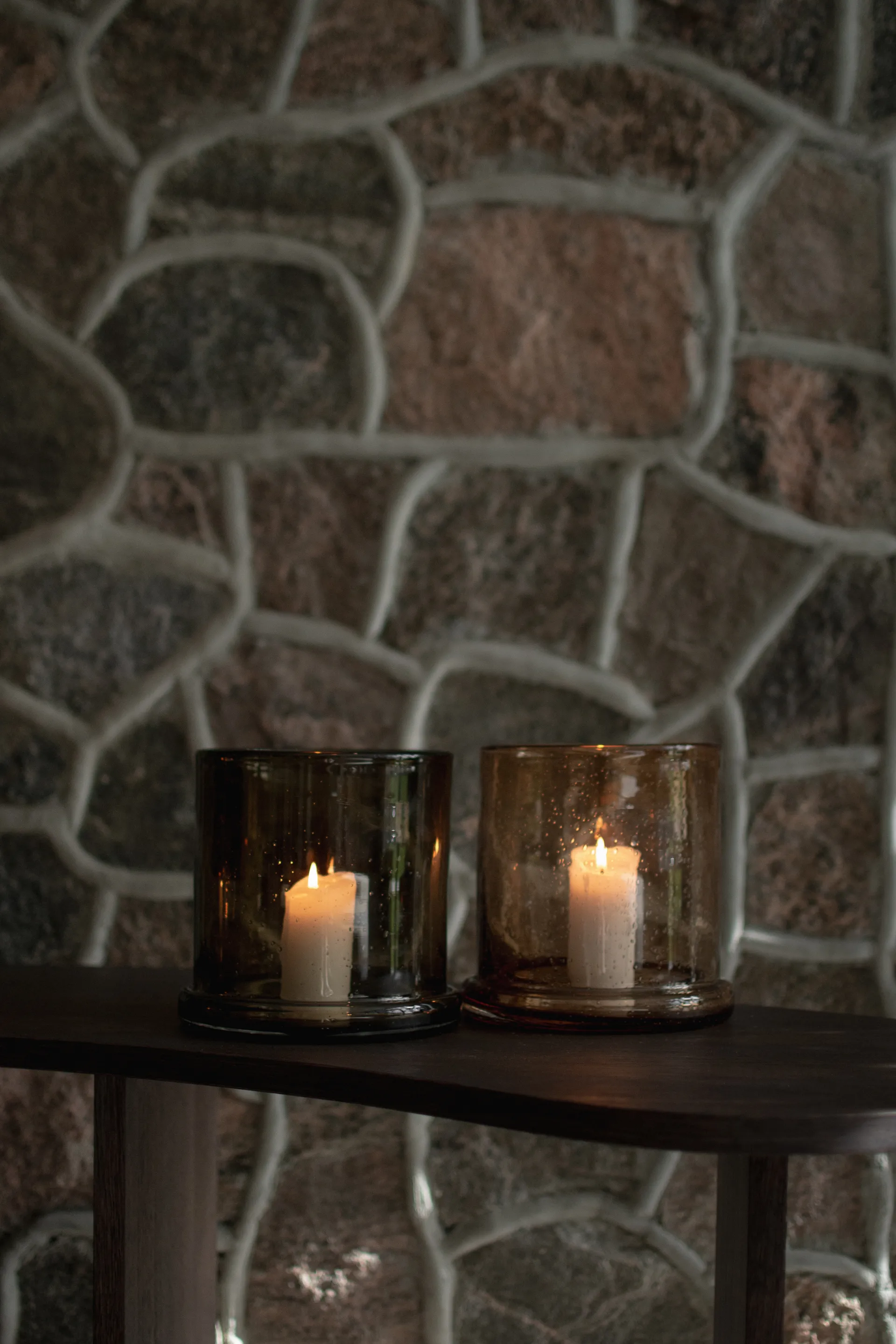 Bubble porta-velas Ø20 cm, Brown DBKD