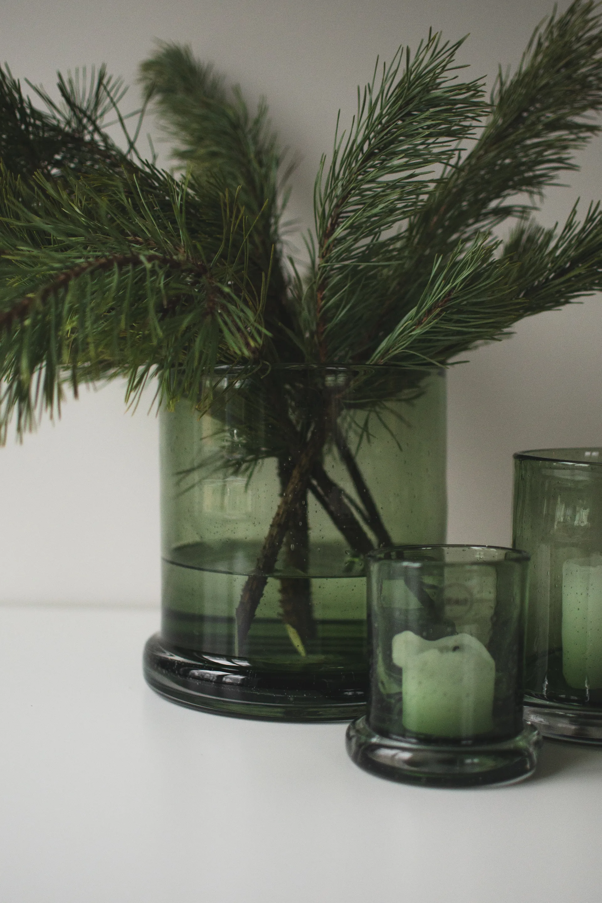 Bubble porta-velas Ø20 cm, Verde DBKD