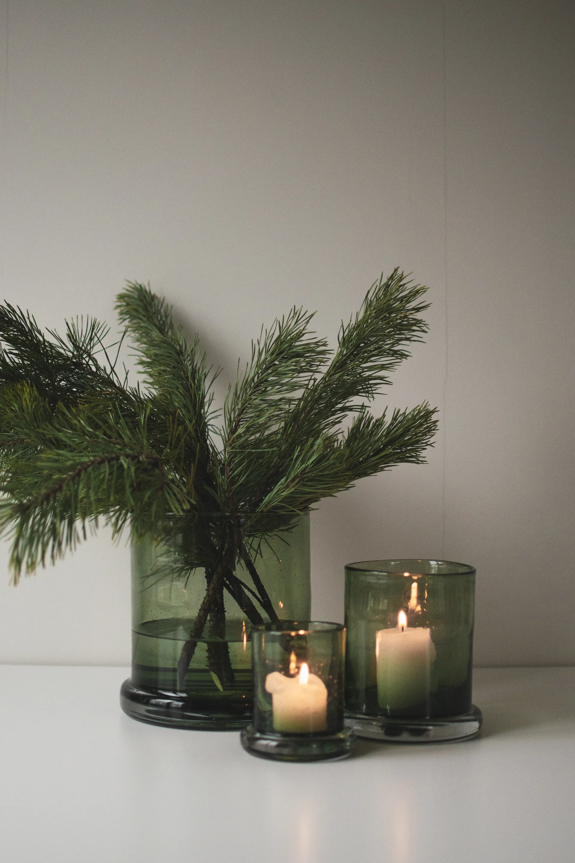 Bubble porta-velas Ø20 cm, Verde DBKD