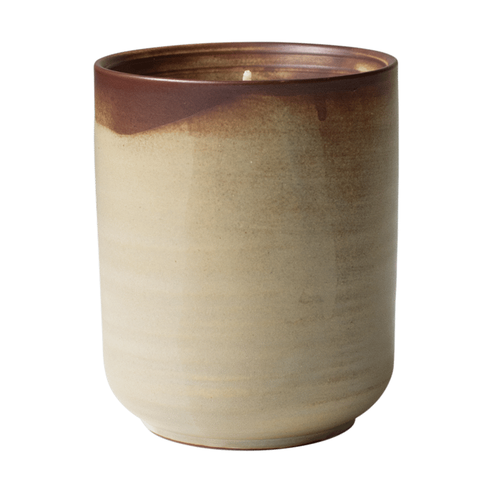 Burn vela perfumada 60 h - Creme-castanho - DBKD