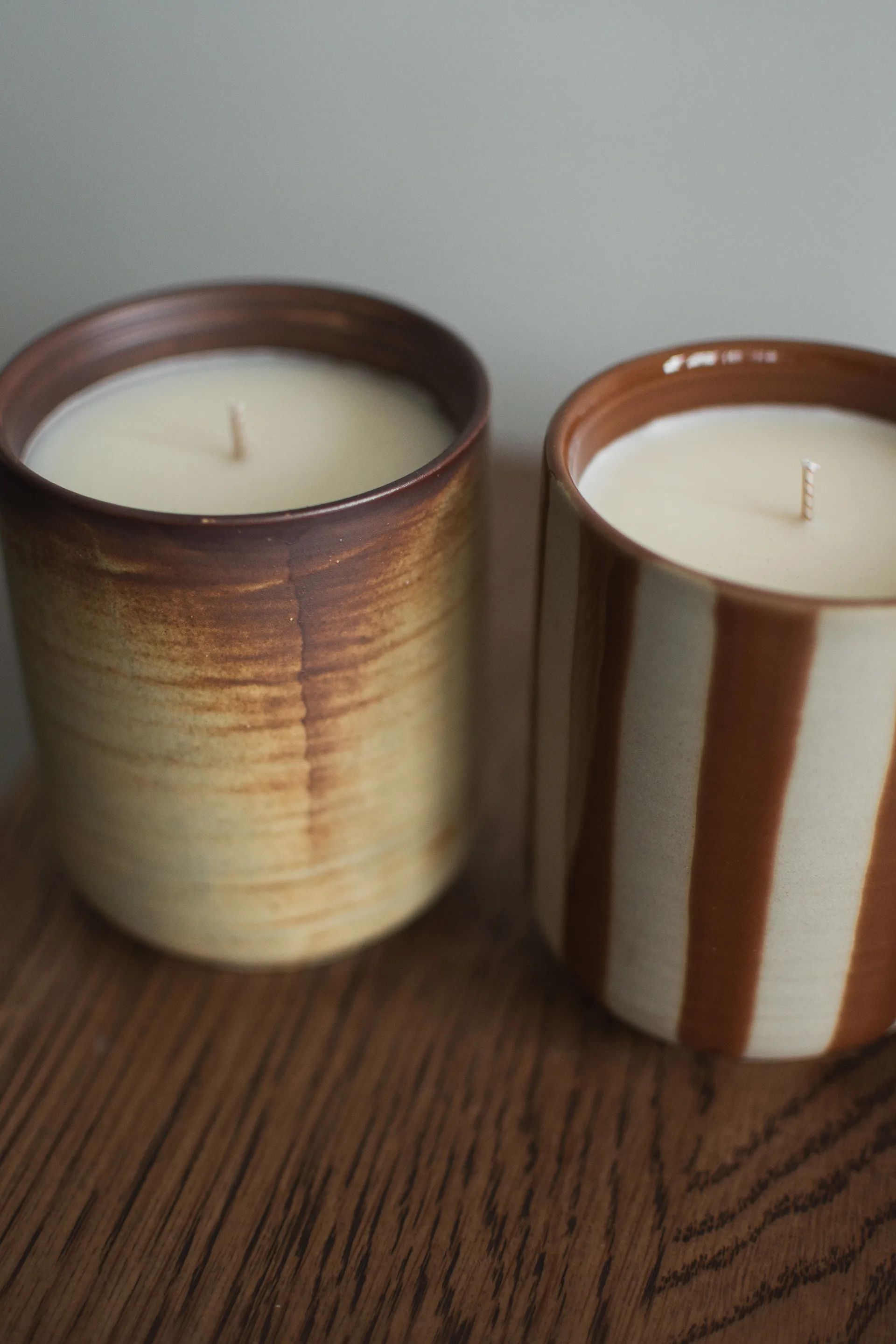 Burn vela perfumada 60 h, Creme-castanho DBKD