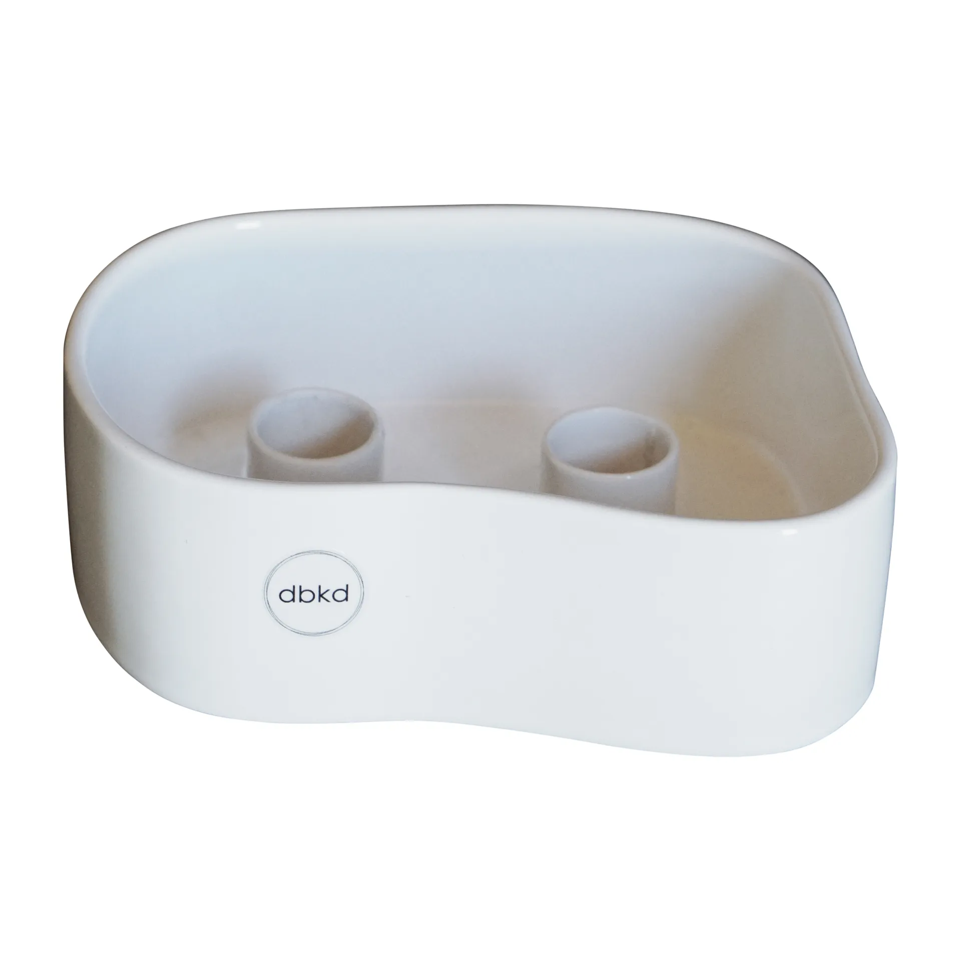 Castiçal 15 cm Fill me up, Branco brilhante DBKD