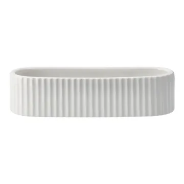 Castiçal Advento 30 cm Stripe - Branco brilhante - DBKD