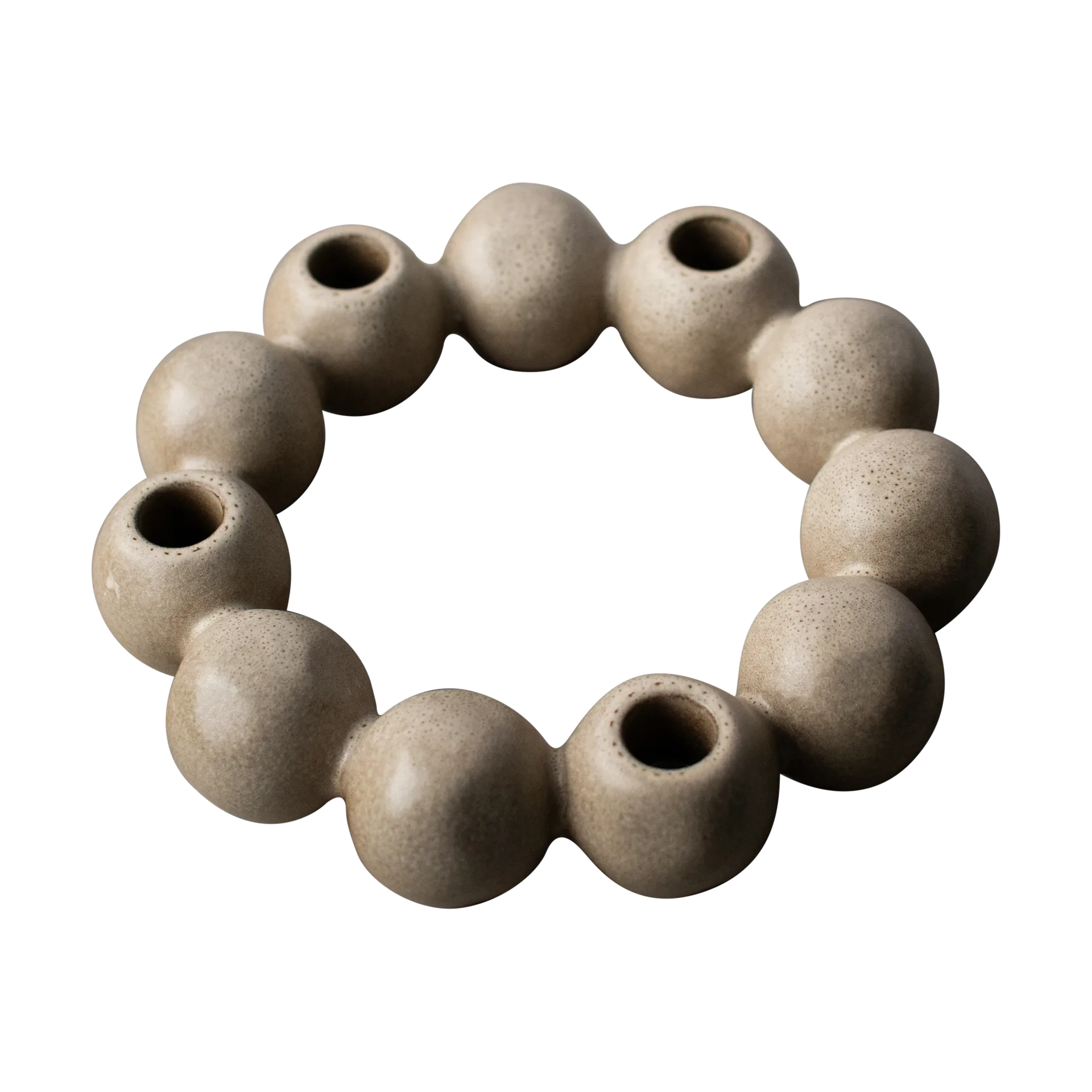 Castiçal Bright Ø27 cm, Beige DBKD