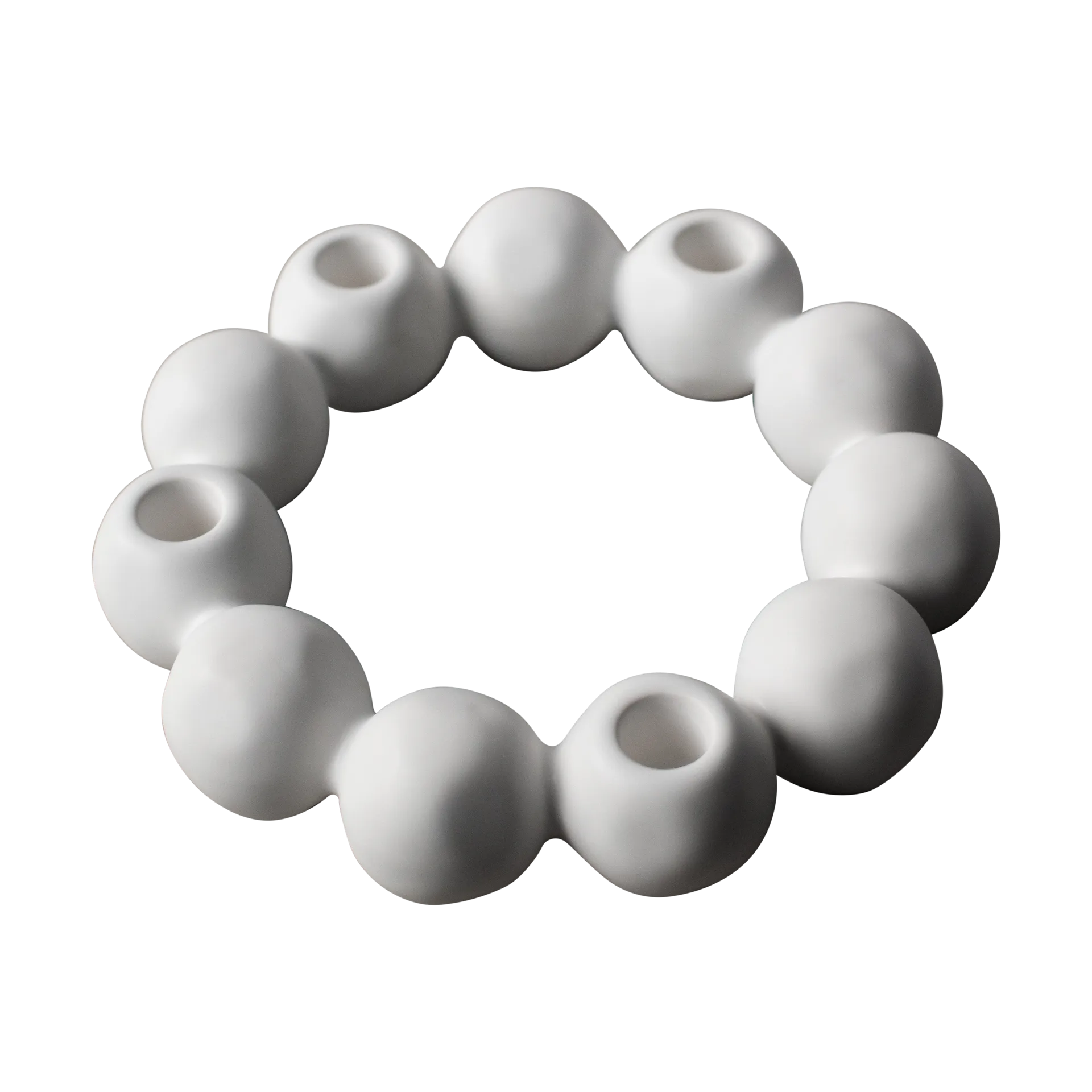 Castiçal Bright Ø27 cm, White DBKD