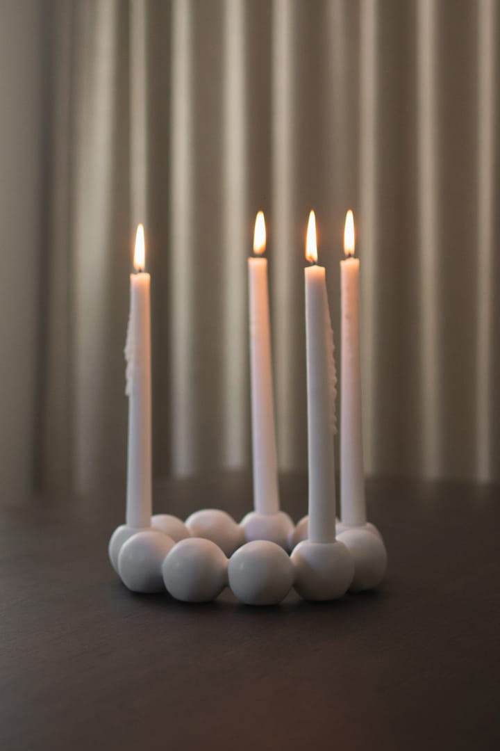 Castiçal Bright Ø27 cm, White DBKD