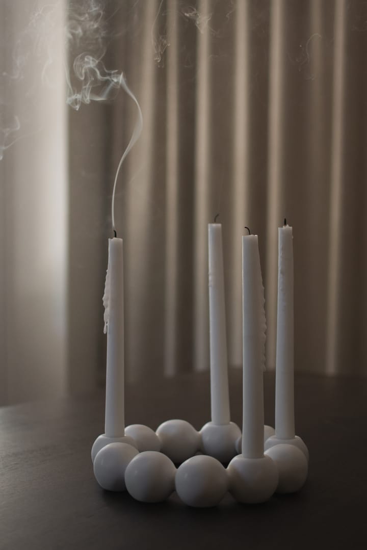 Castiçal Bright Ø27 cm, White DBKD