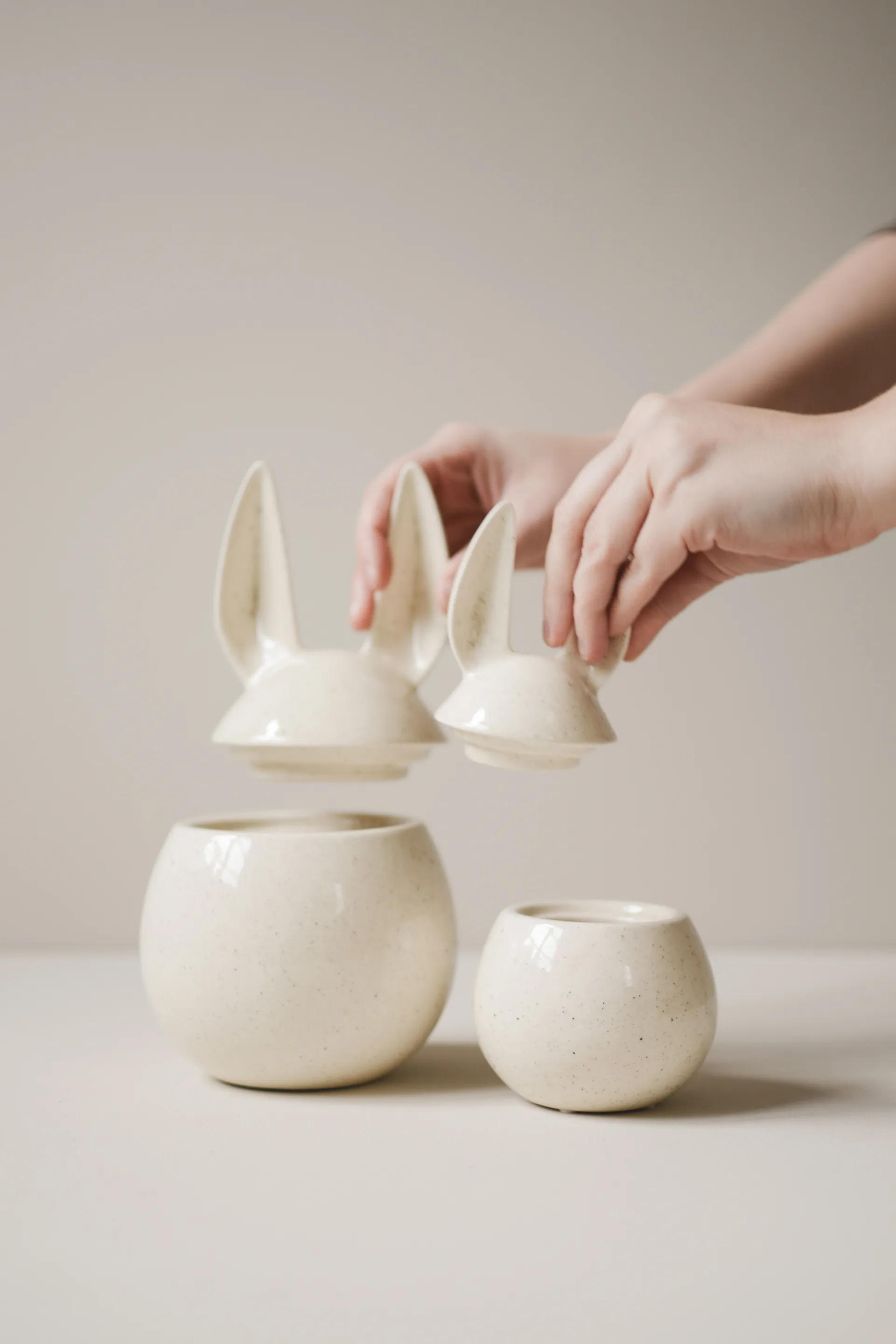 DBKD Eating rabbit tigela pequena, Vanilla DBKD