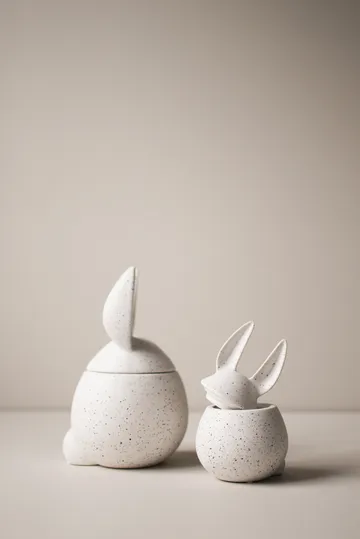 DBKD Eating rabbit tigela pequena - White dot - DBKD