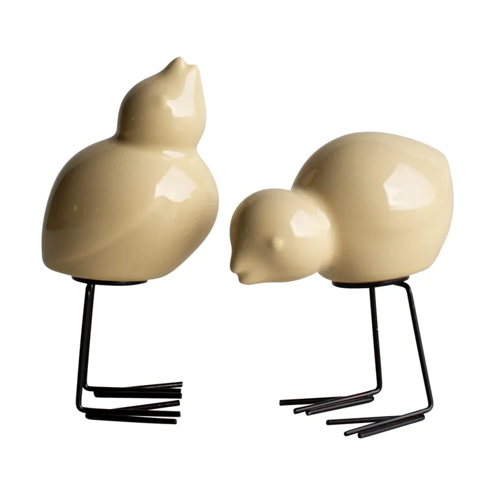 DBKD Swedish Birds decoração de Páscoa 2 unidades - Amarelo brilhante - DBKD