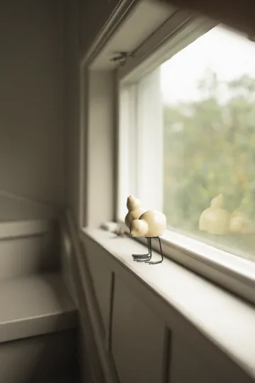 DBKD Swedish Birds decoração de Páscoa 2 unidades - Amarelo brilhante - DBKD