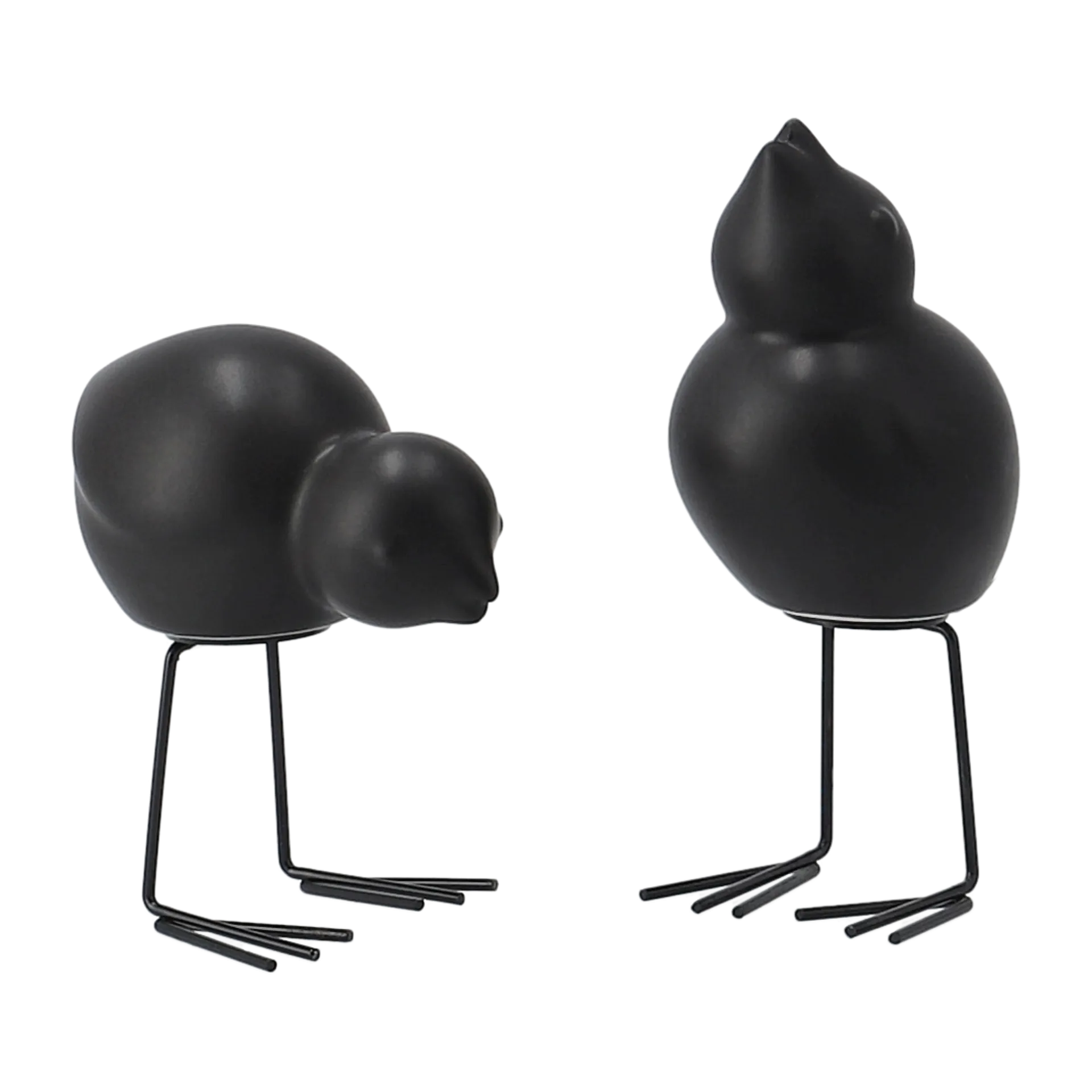 DBKD Swedish Birds decoração de Páscoa 2 unidades, Black DBKD