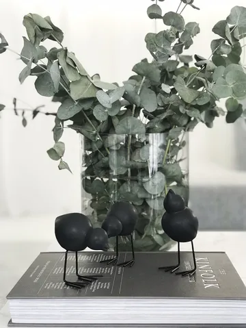 DBKD Swedish Birds decoração de Páscoa 2 unidades - Black - DBKD