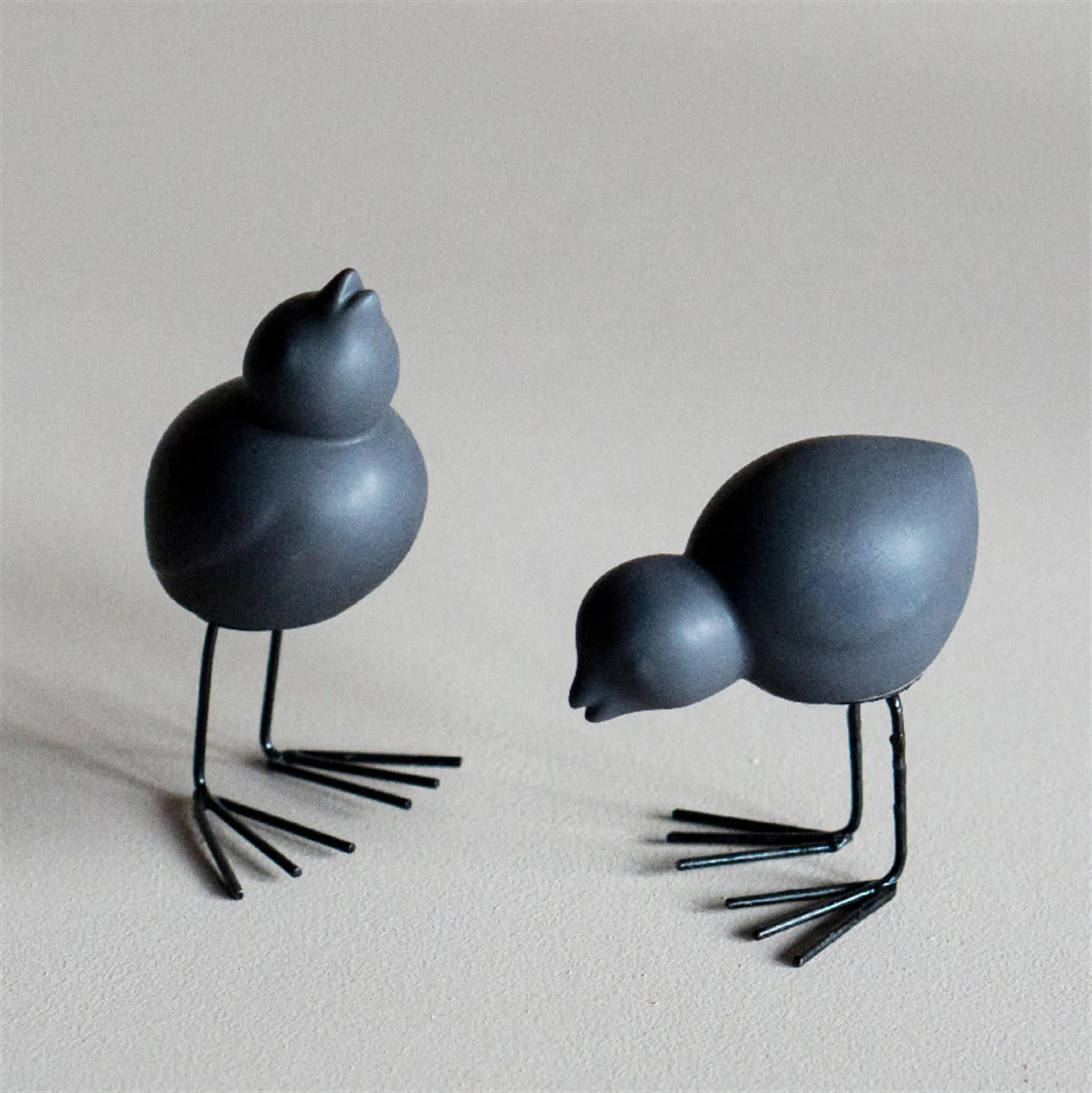 DBKD Swedish Birds decoração de Páscoa 2 unidades, Black DBKD