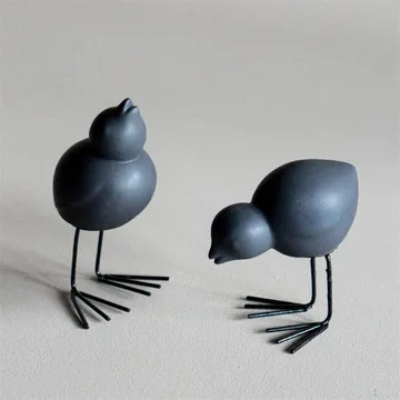 DBKD Swedish Birds decoração de Páscoa 2 unidades - Black - DBKD