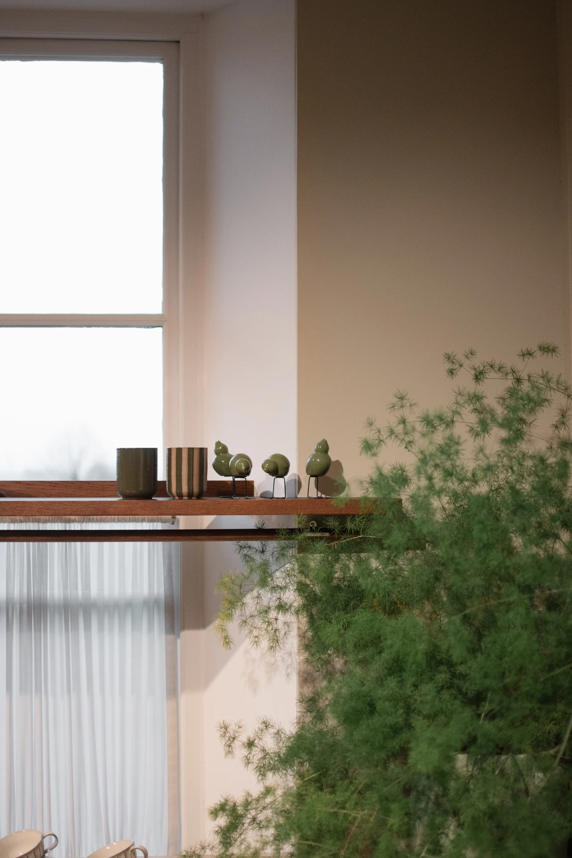 DBKD Swedish Birds decoração de Páscoa 2 unidades, Shiny green DBKD