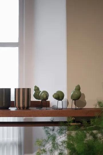 DBKD Swedish Birds decoração de Páscoa 2 unidades - Shiny green - DBKD