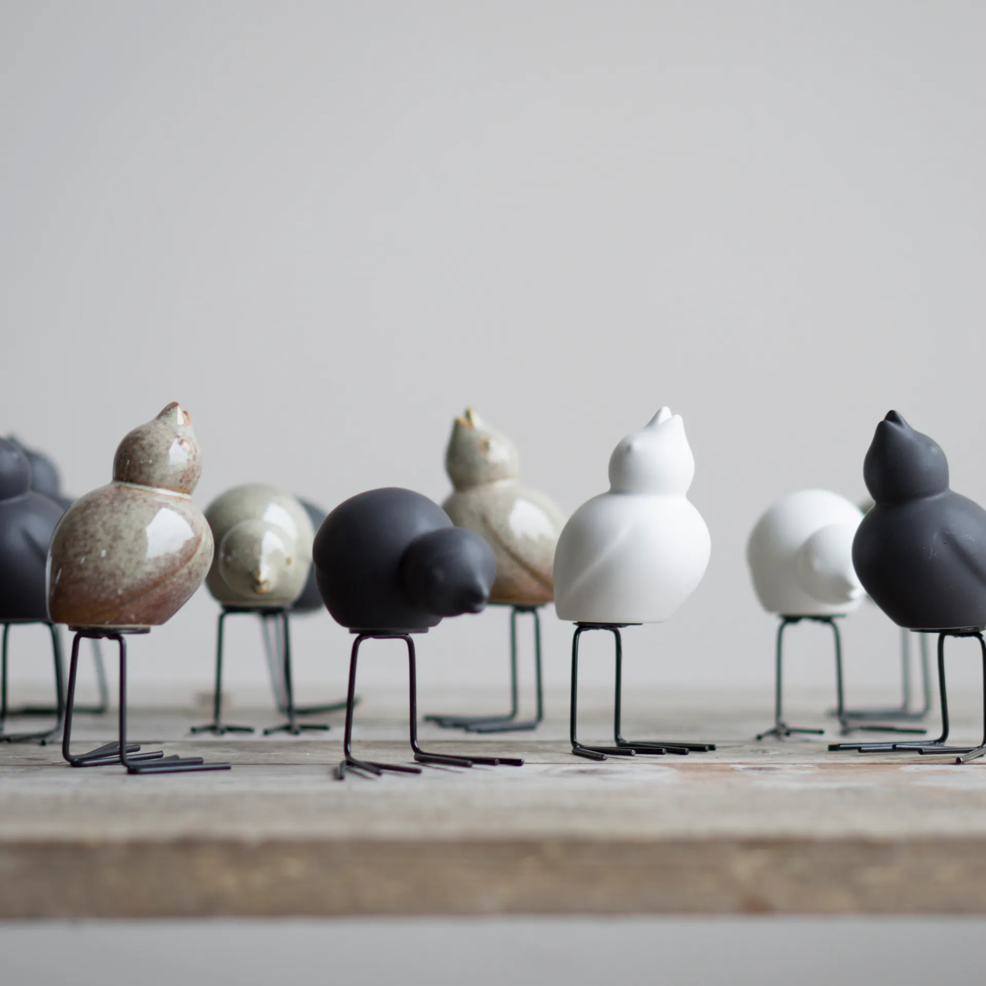 DBKD Swedish Birds decoração de Páscoa 2 unidades, White DBKD