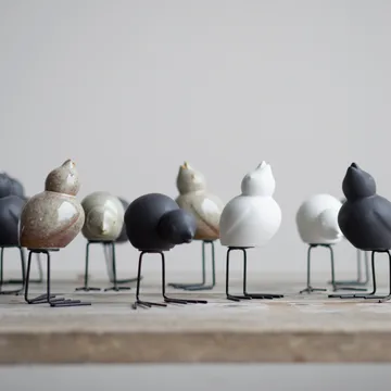 DBKD Swedish Birds decoração de Páscoa 2 unidades - White - DBKD