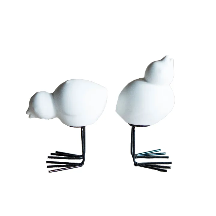 DBKD Swedish Birds decoração de Páscoa 2 unidades - White - DBKD