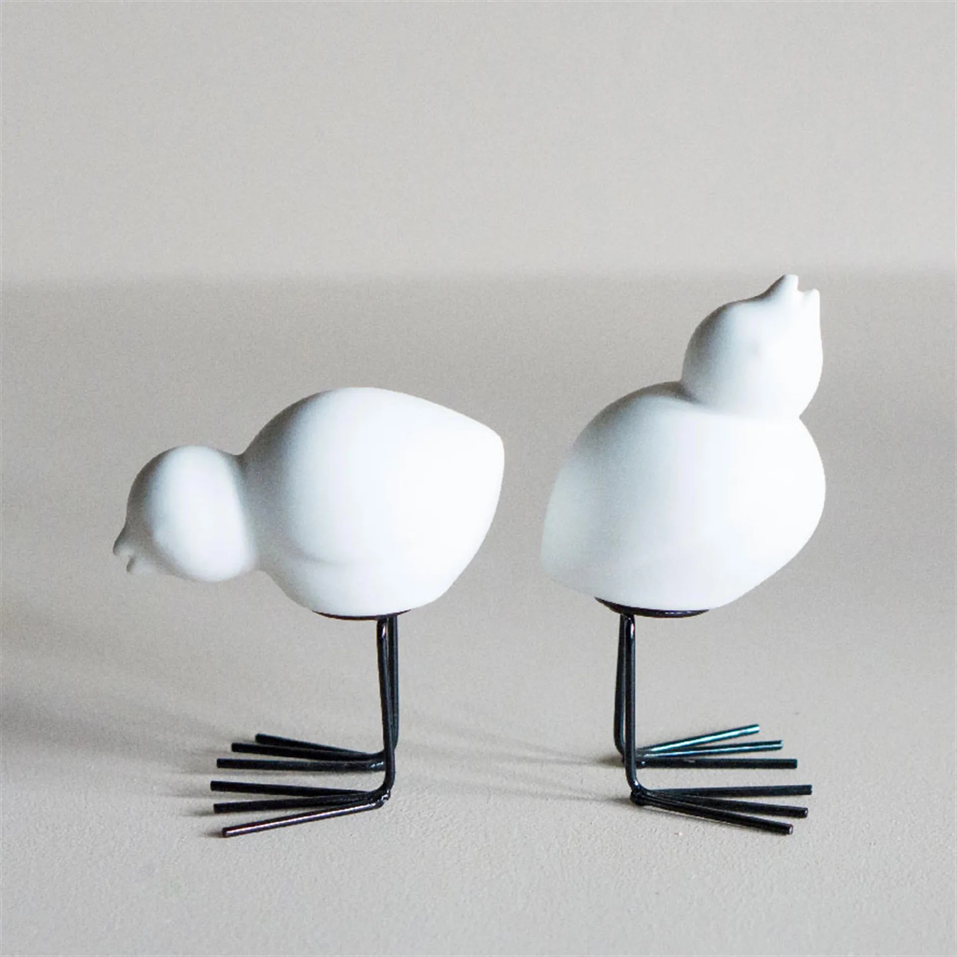 DBKD Swedish Birds decoração de Páscoa 2 unidades, White DBKD