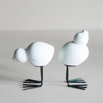 DBKD Swedish Birds decoração de Páscoa 2 unidades - White - DBKD