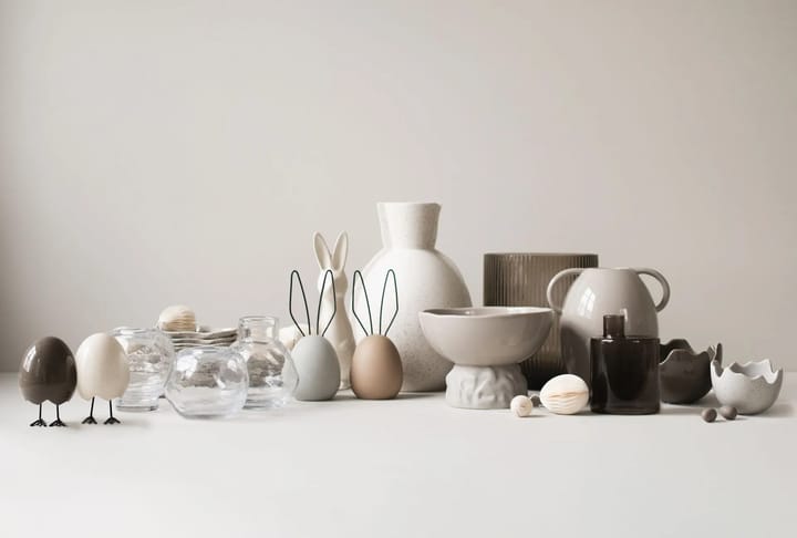 Edge vaso H30 cm, Creme dot DBKD