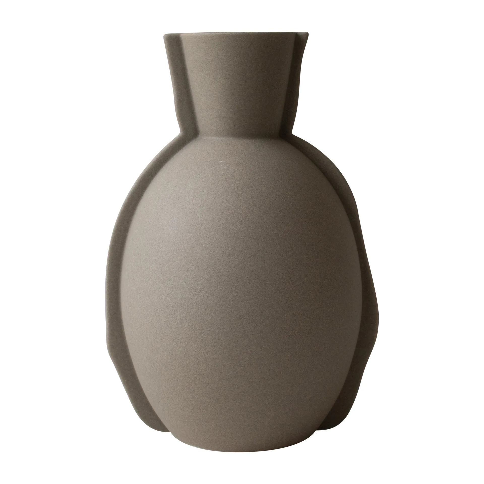 Edge vaso H30 cm, Taupe DBKD