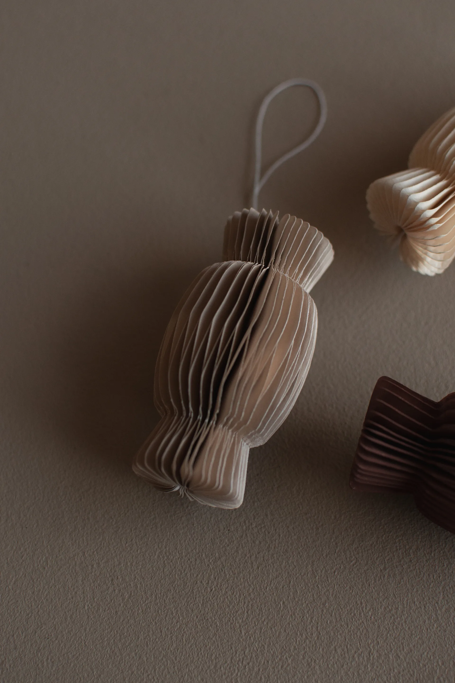 Enfeite de Natal Paper Candy, Beige DBKD