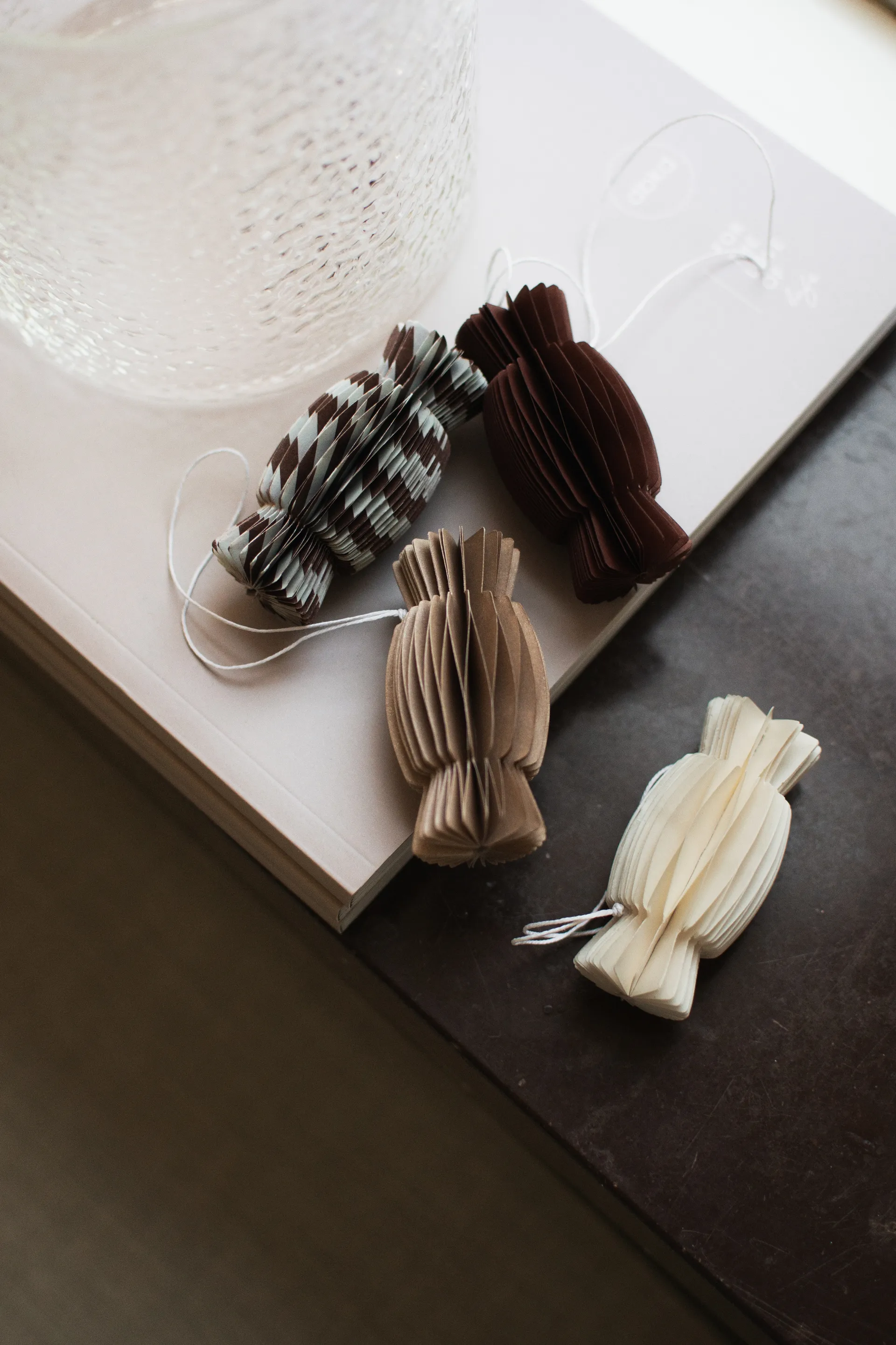 Enfeite de Natal Paper Candy, Dark red DBKD