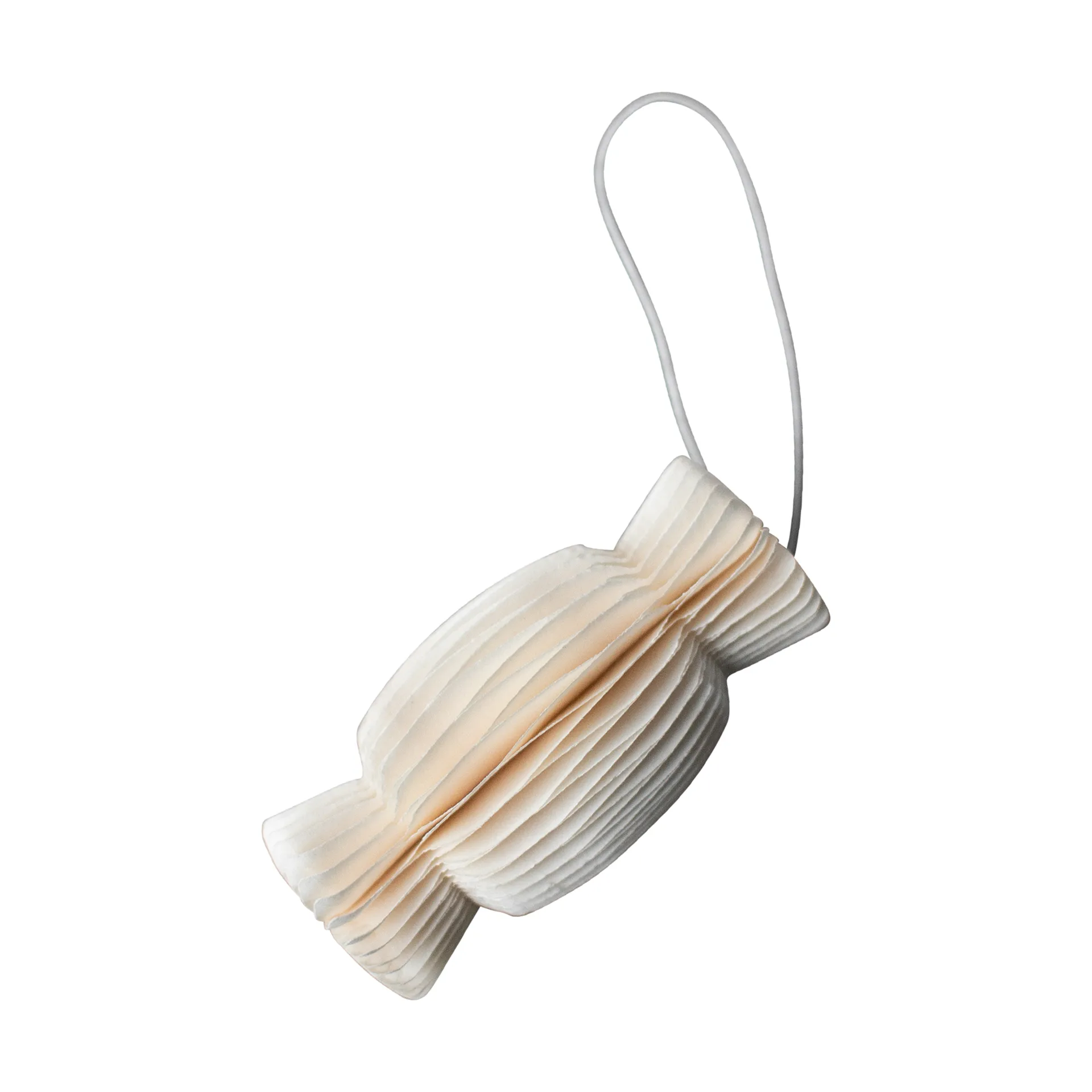 Enfeite de Natal Paper Candy, White DBKD