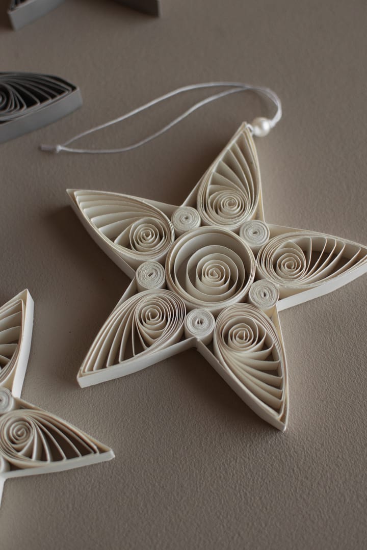 Enfeite de Natal Paper Star 10,5 cm, White DBKD