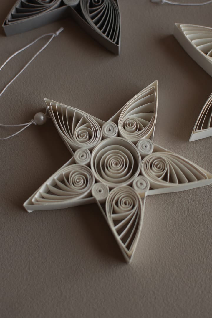 Enfeite de Natal Paper Star 10,5 cm, White DBKD