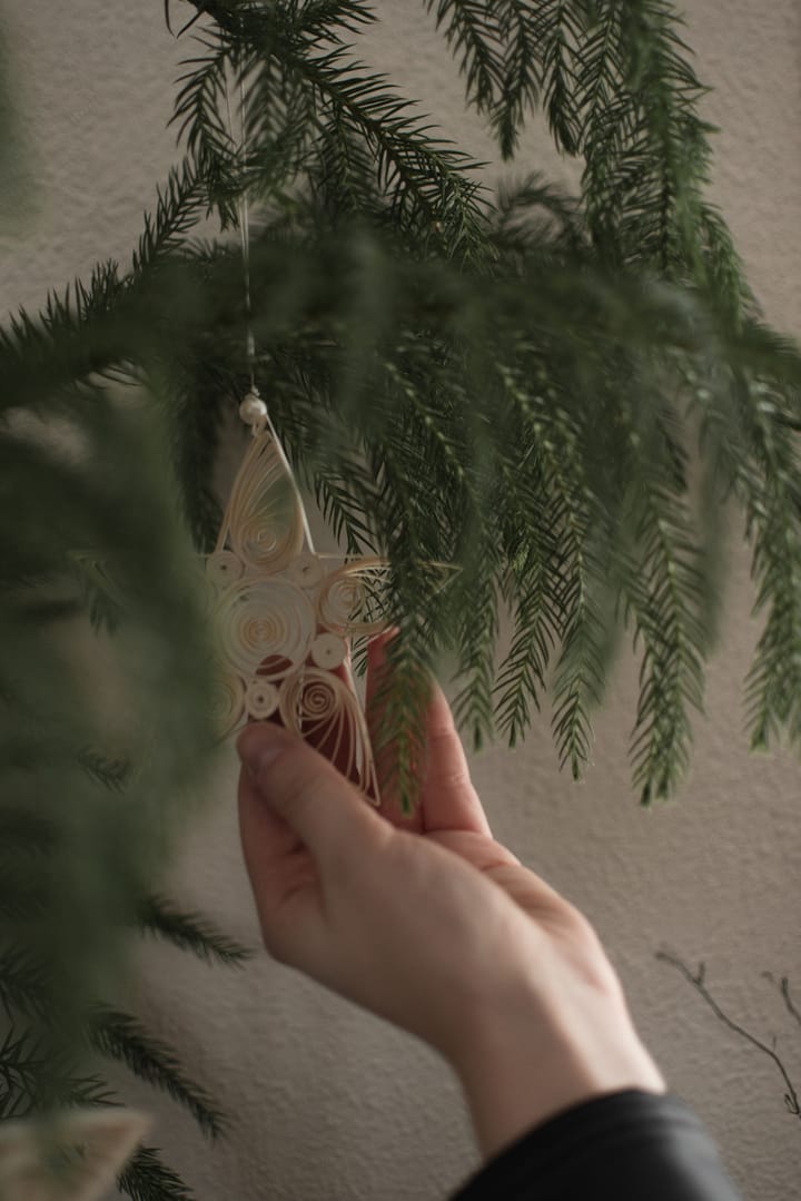 Enfeite de Natal Paper Star 10,5 cm, White DBKD