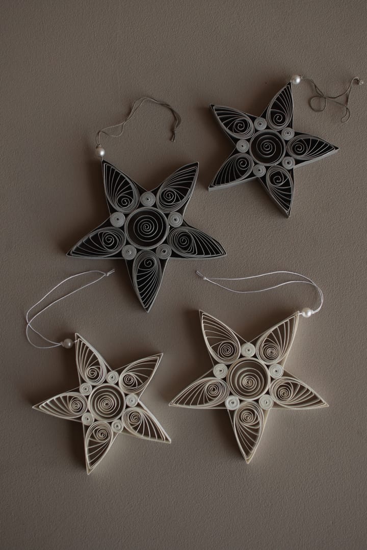 Enfeite de Natal Paper Star 13 cm, White DBKD