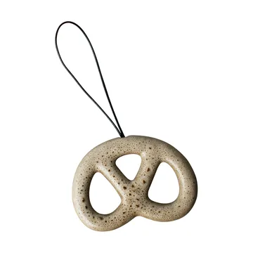 Enfeite Hanging Pretzel - Beige - DBKD
