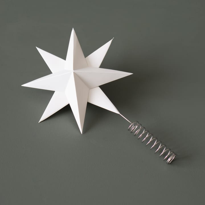 Estrela do topo da árvore de Natal, Branco DBKD