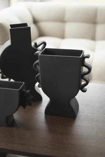 Flat vaso 25 cm - Preto - DBKD