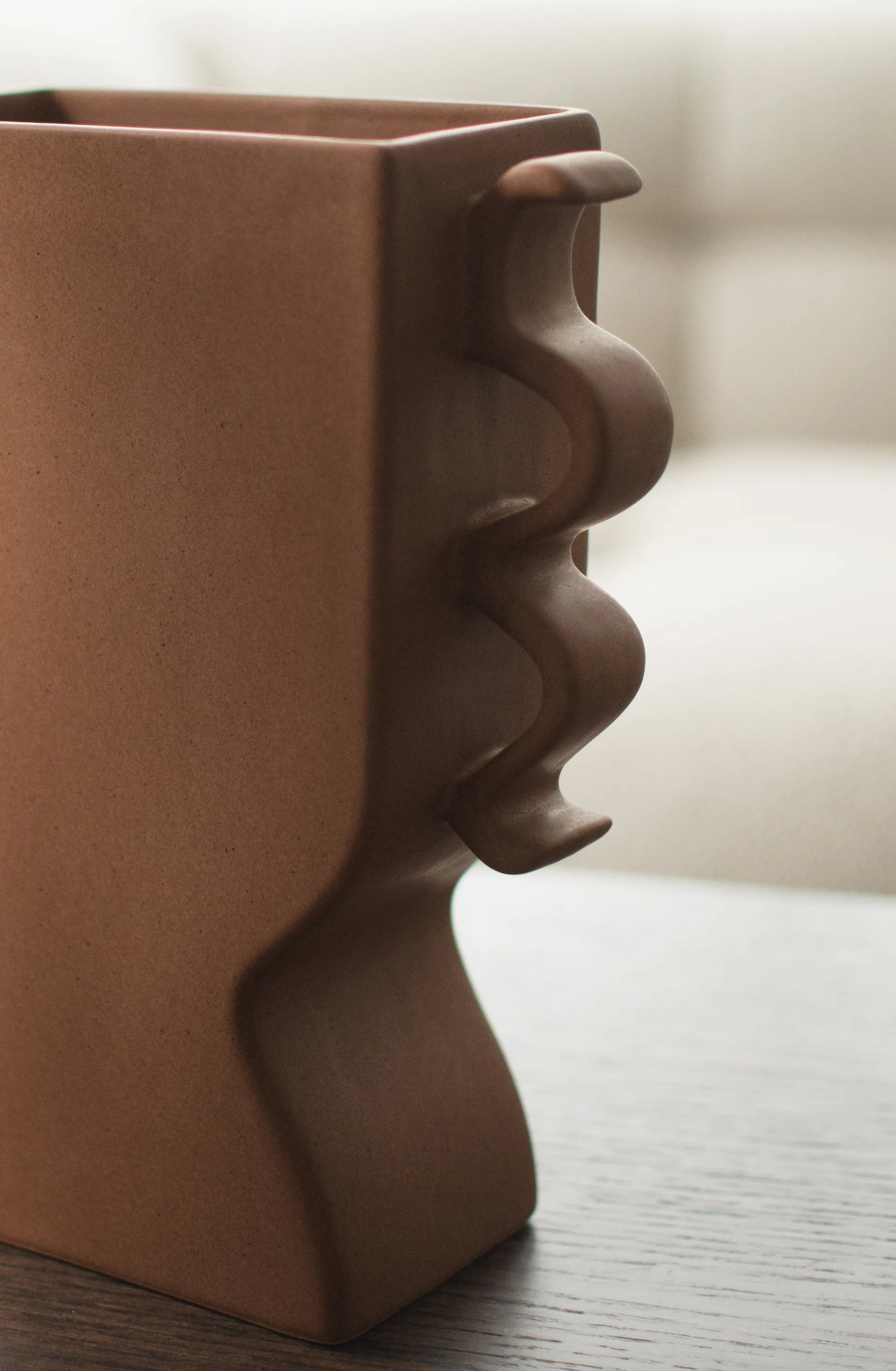 Flat vaso 33 cm, Castanho DBKD